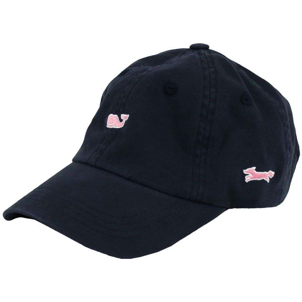 Whale Logo Baseball Hat in Navy by Vineyard Vines, Also Featuring Longshanks the Fox - Country Club Prep