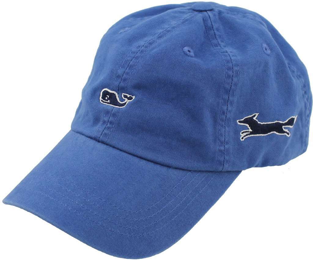 Whale Logo Baseball Hat in Royal Blue by Vineyard Vines, Also Featuring Longshanks the Fox - Country Club Prep