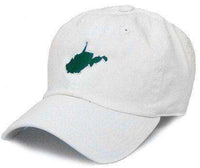 WV Huntington Gameday Hat in White by State Traditions - Country Club Prep