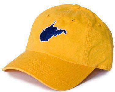 WV Morgantown Gameday Hat in Gold by State Traditions - Country Club Prep