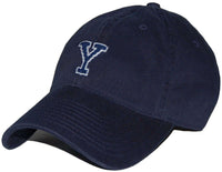 Yale Needlepoint Hat in Navy by Smathers & Branson - Country Club Prep