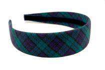 Campbell Tartan Headband in Green by High Cotton - Country Club Prep