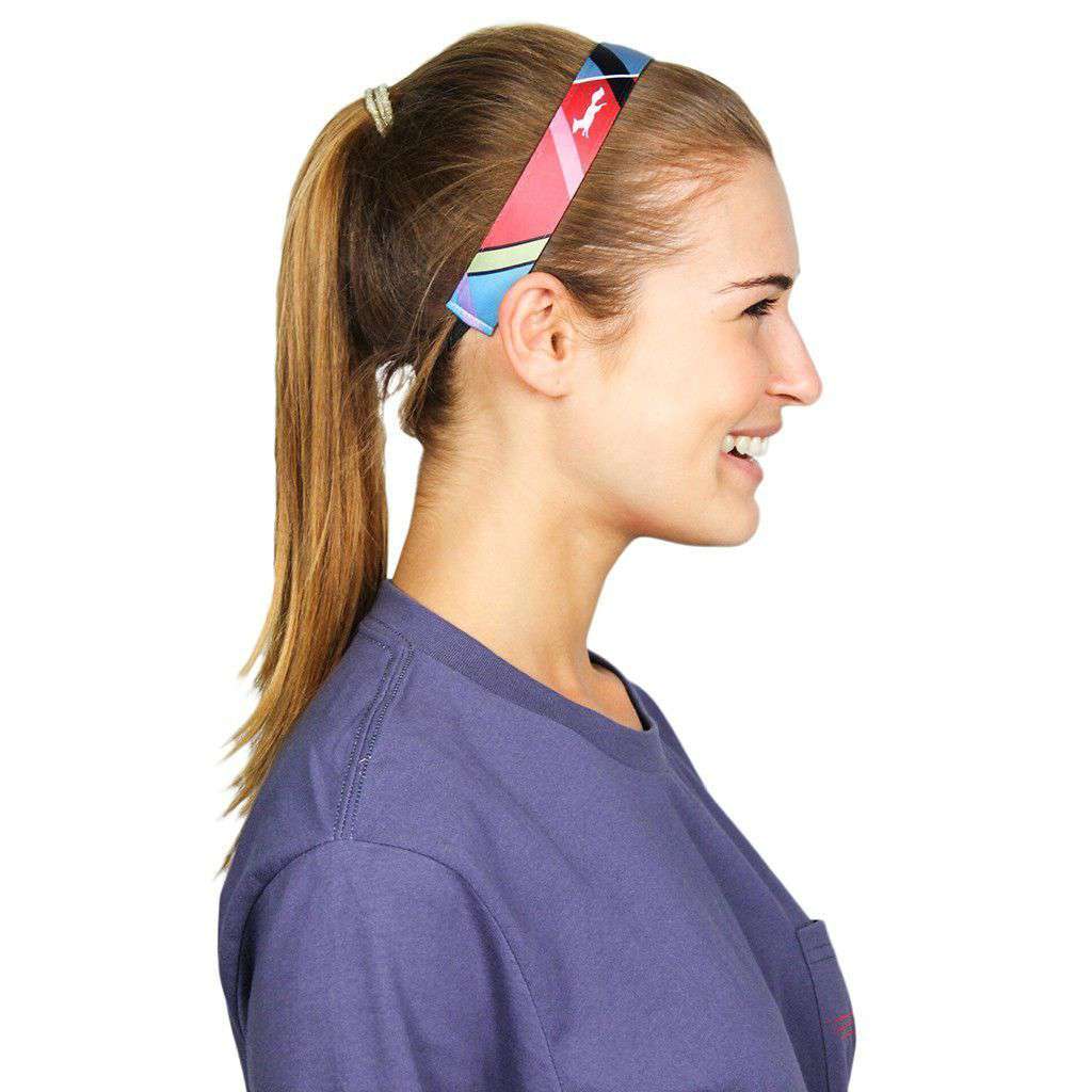 Country Club Prep Exclusive Madras Headband by Sweaty Bands - Country Club Prep
