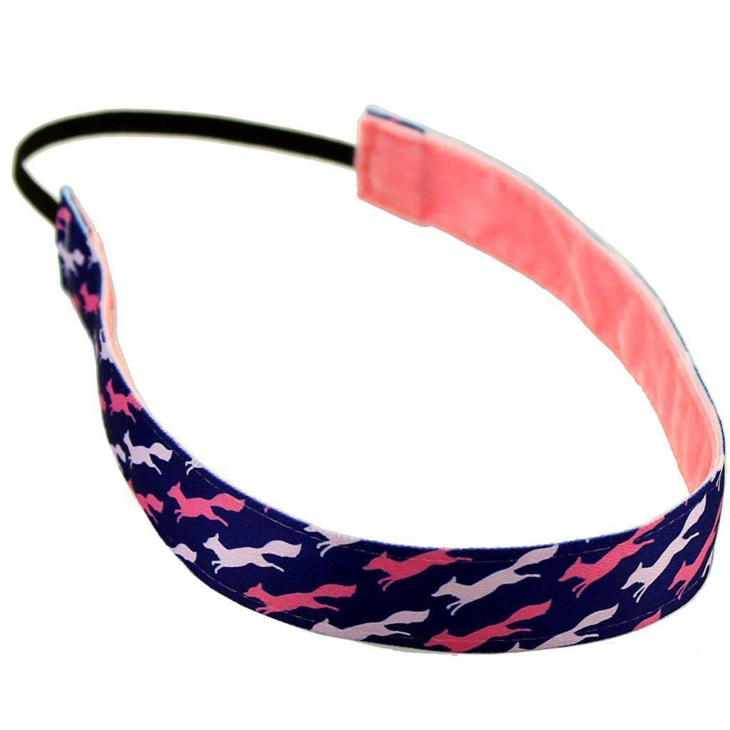 Country Club Prep Exclusive Pink Longshanks Headband by Sweaty Bands - Country Club Prep