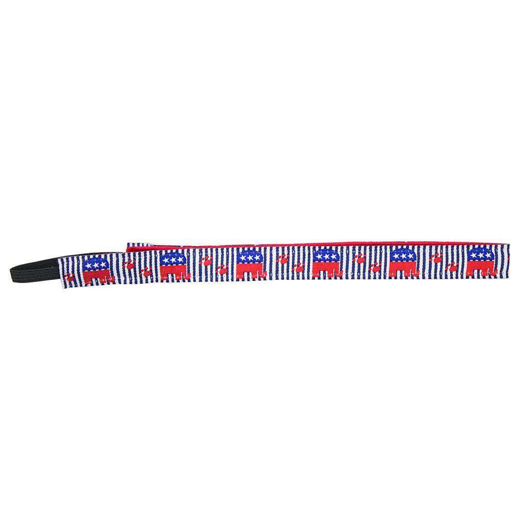 Proud Republican Headband by Sweaty Bands - Country Club Prep