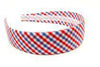 Red & Old Blue Tattersall Headband by High Cotton - Country Club Prep