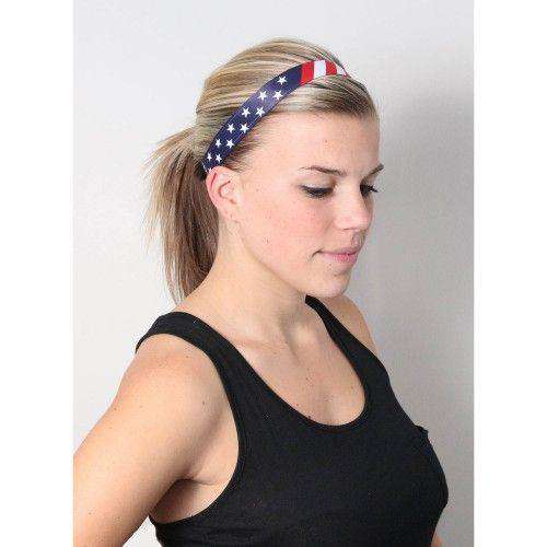 Stars and Stripes Headband by Sweaty Bands - Country Club Prep
