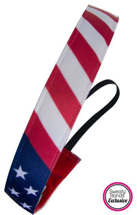 Stars and Stripes Headband by Sweaty Bands - Country Club Prep