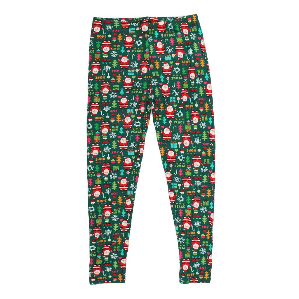 Jolly Saint Nick Leggings - Country Club Prep