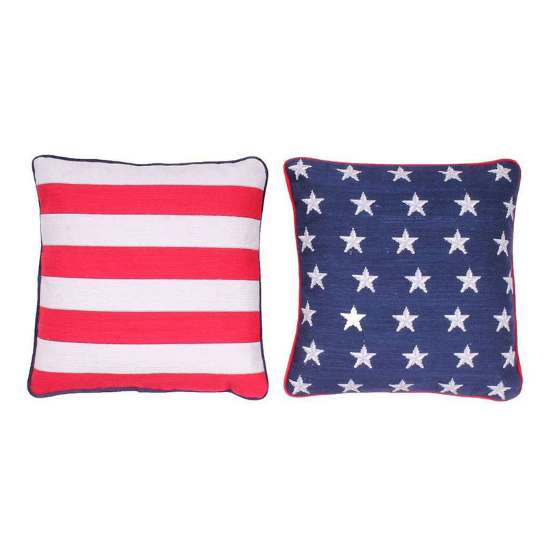 Old Glory Pillow Set by Smathers & Branson - Country Club Prep
