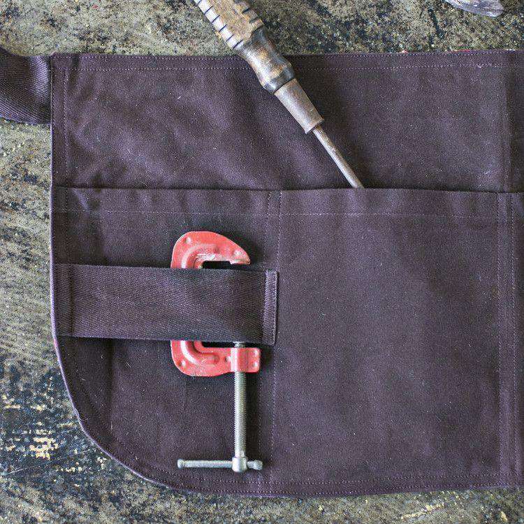 Waxed Canvas Craftsman Apron by Heirloomed Collection - Country Club Prep