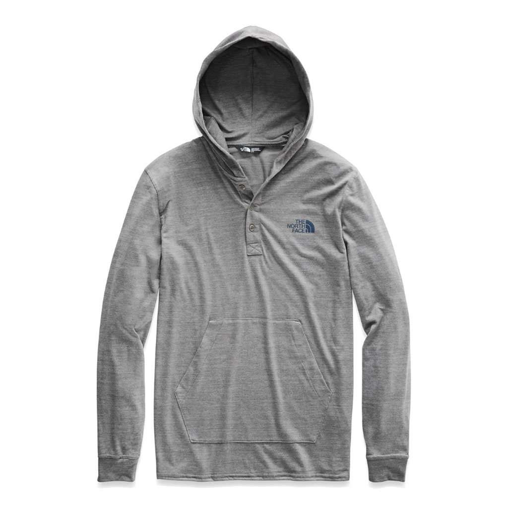 Men's Tri-Blend Henley Hoodie by The North Face - Country Club Prep