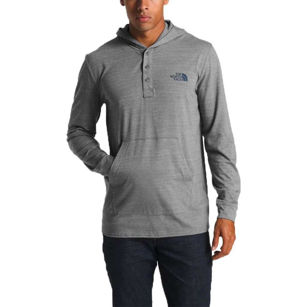 Men's Tri-Blend Henley Hoodie by The North Face - Country Club Prep