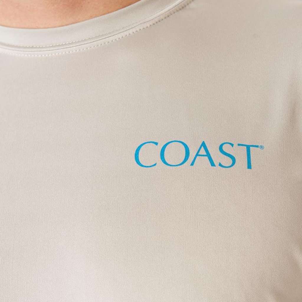 Red Snapper Performance Shirt in Grey by Coast - Country Club Prep
