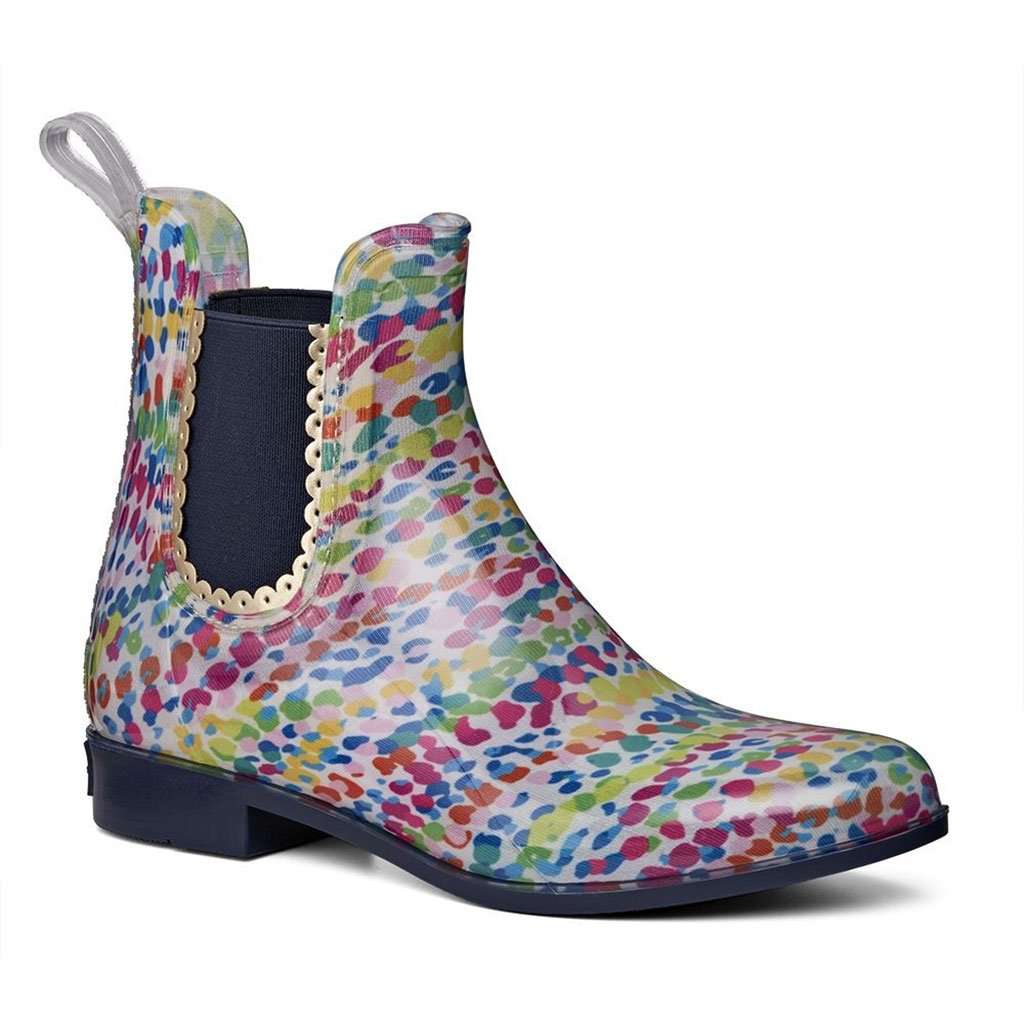 Sallie Print Rain Boot in Multi by Jack Rogers - Country Club Prep