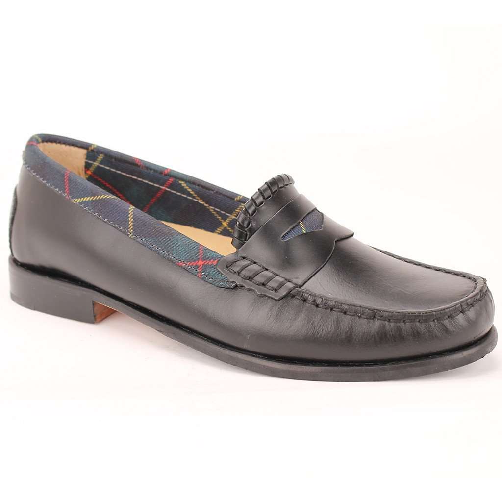 Men's Jasper Plaid Loafer in Black by Jack Rogers - Country Club Prep