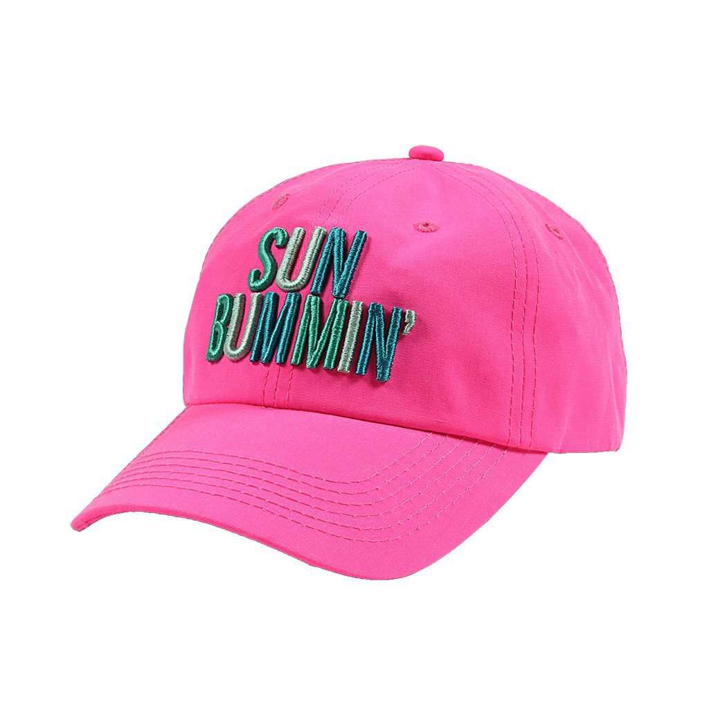 Sun Bummin' Cap in Neon Pink by Jadelynn Brooke - Country Club Prep