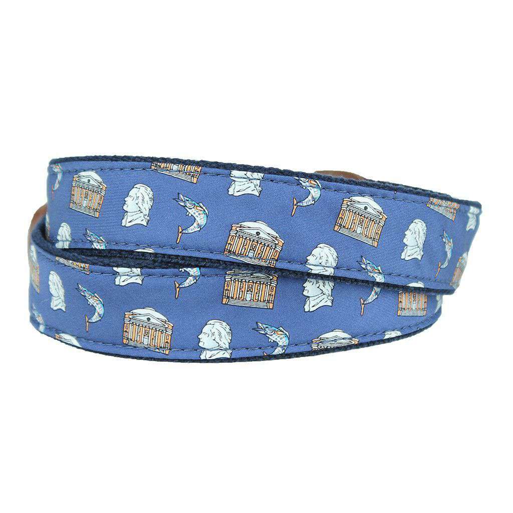 Charlottesville Custom Belt in Navy by Country Club Prep - Country Club Prep
