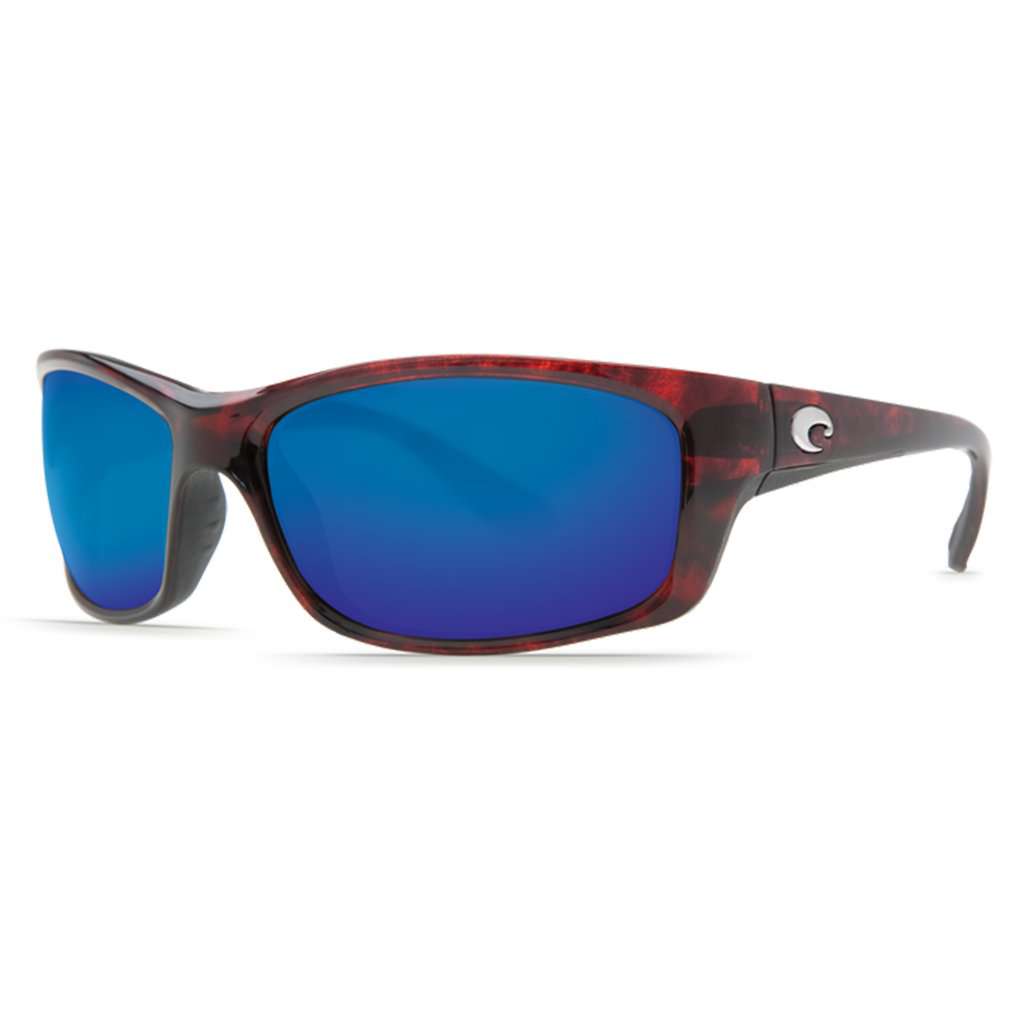 Jose Sunglasses in Tortoise with Blue Mirror Polarized Glass Lenses by Costa del Mar - Country Club Prep