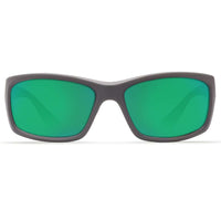 Jose Sunglasses in Matte Gray with Green Mirror Polarized Glass Lenses by Costa del Mar - Country Club Prep