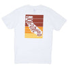 Cali Stripe T-Shirt in White by Johnnie-O - Country Club Prep