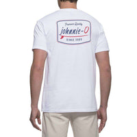 Deck T-Shirt in White by Johnnie-O - Country Club Prep