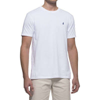 Deck T-Shirt in White by Johnnie-O - Country Club Prep