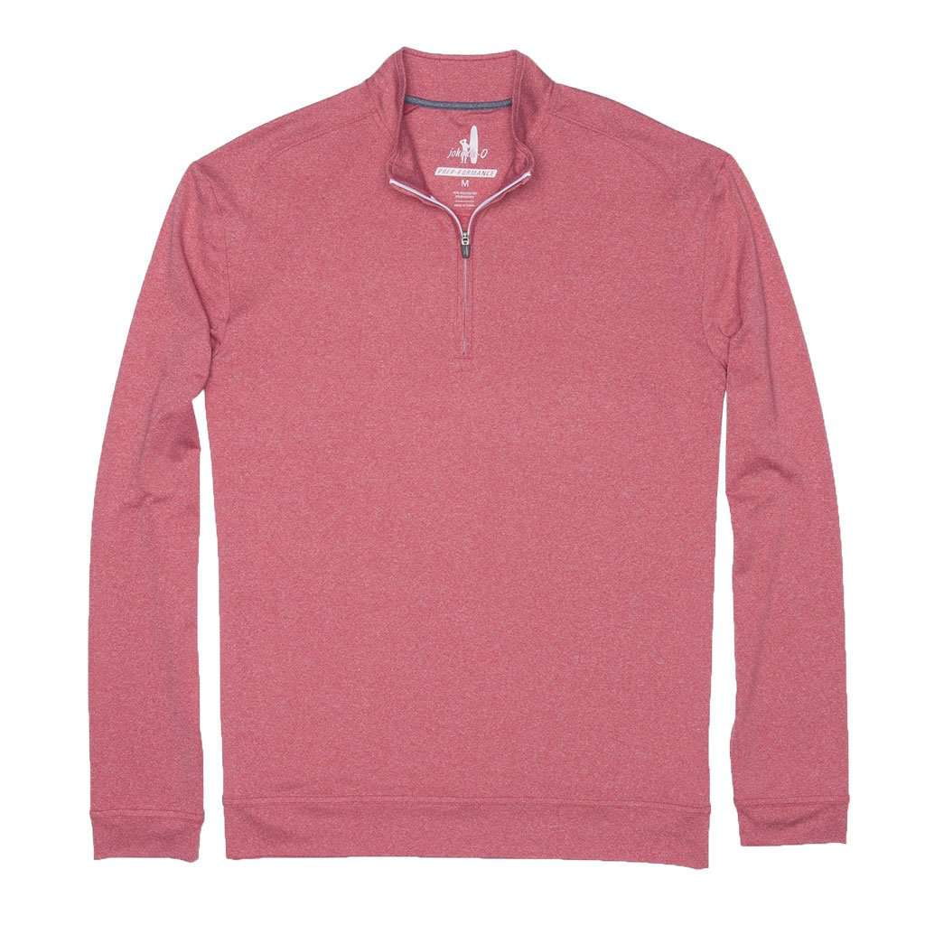 Flex Prep-Formance 1/4 Zip Pullover in Cardinal by Johnnie-O - Country Club Prep