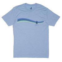 Greer T-Shirt in Gulf Blue by Johnnie-O - Country Club Prep