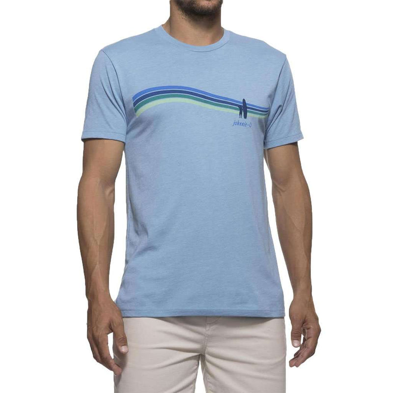 Greer T-Shirt in Gulf Blue by Johnnie-O - Country Club Prep
