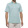 Myers Striped Prep-Formance Polo in Greenie by Johnnie-O - Country Club Prep