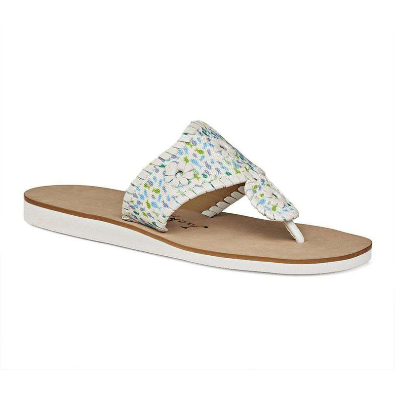 Captiva Sandal in Multi & White by Jack Rogers - Country Club Prep