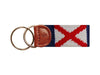 Alabama Flag Needlepoint Key Fob by Smathers & Branson - Country Club Prep