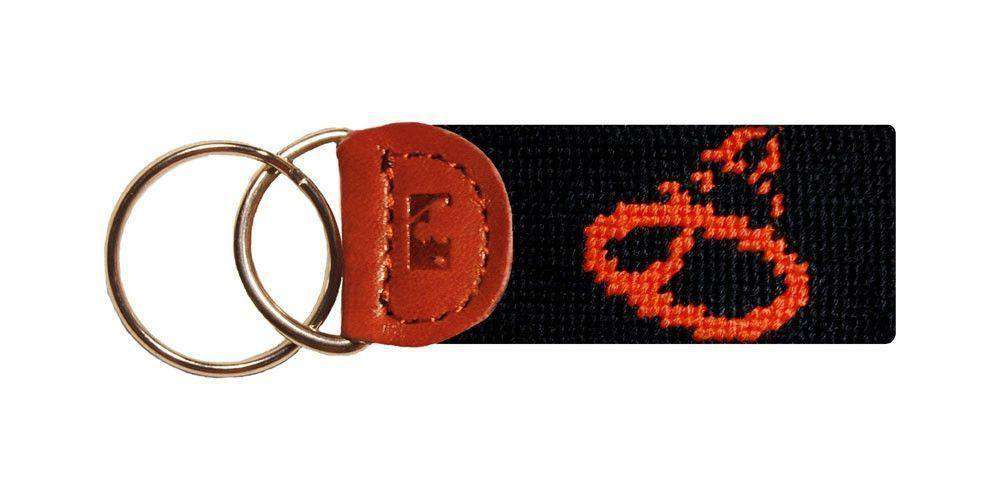 Baltimore Orioles Needlepoint Key Fob in Black by Smathers & Branson - Country Club Prep