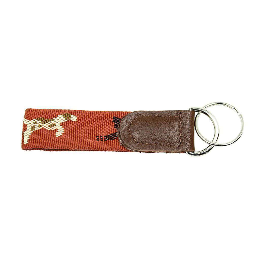 Bird Dog Key Fob in Orange by 39th Parallel - Country Club Prep