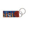 Bourbon Needlepoint Key Fob in Blue by Smathers & Branson - Country Club Prep