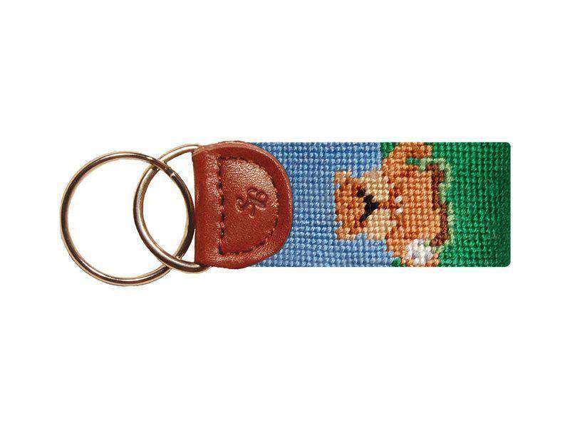 Caddyshack Needlepoint Key Fob in Green by Smathers & Branson - Country Club Prep