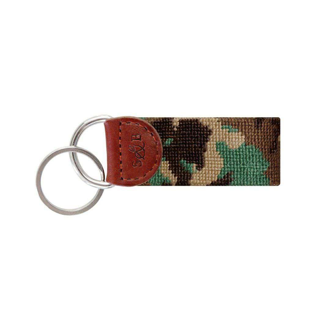 Camo Needlepoint Key Fob by Smathers & Branson - Country Club Prep