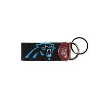 Carolina Panthers Needlepoint Key Fob by Smathers & Branson - Country Club Prep