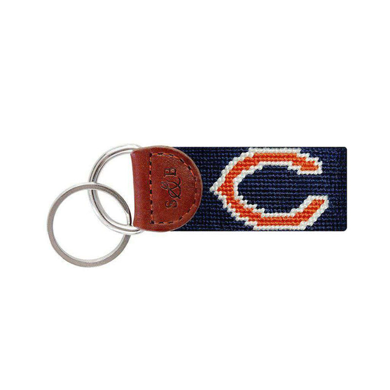 Chicago Bears Needlepoint Key Fob by Smathers & Branson - Country Club Prep