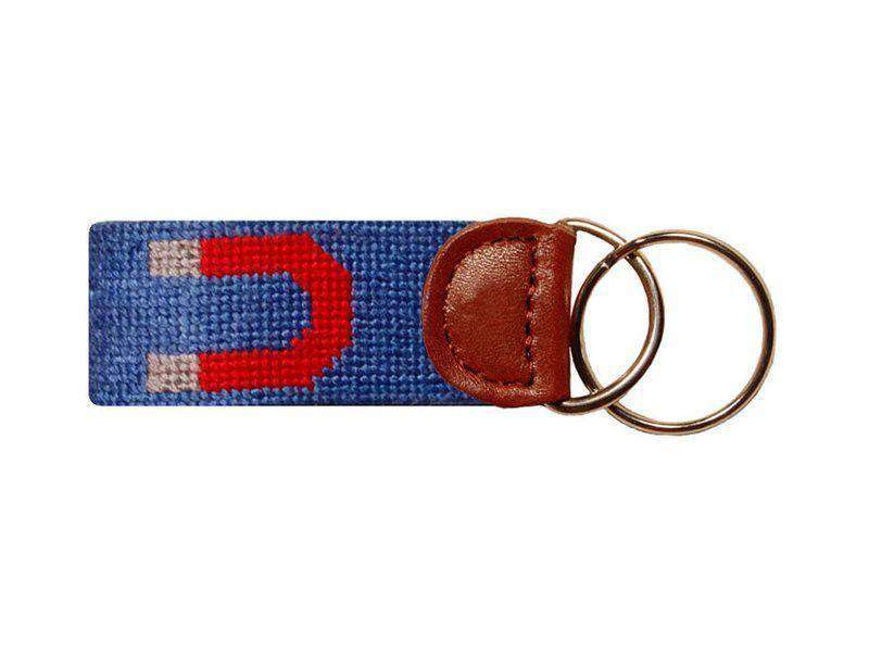 Chick Magnet Needlepoint Key Fob in Classic Navy by Smathers & Branson - Country Club Prep