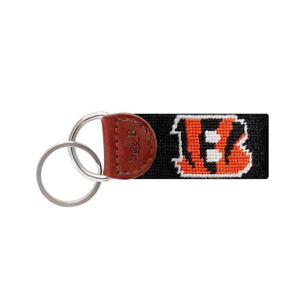 Cincinnati Bengals Needlepoint Key Fob by Smathers & Branson - Country Club Prep
