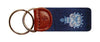 Citadel Needlepoint Key Fob in Navy by Smathers & Branson - Country Club Prep