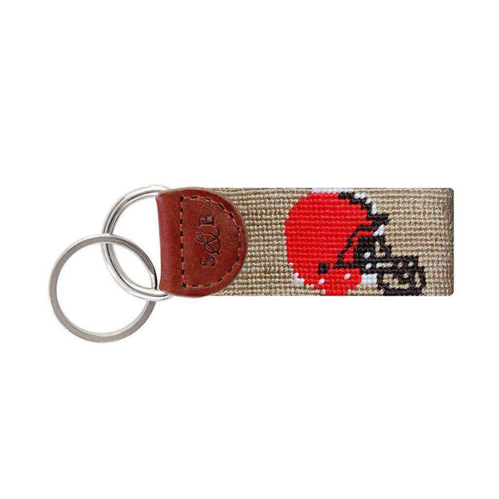 Cleveland Browns Needlepoint Key Fob by Smathers & Branson - Country Club Prep