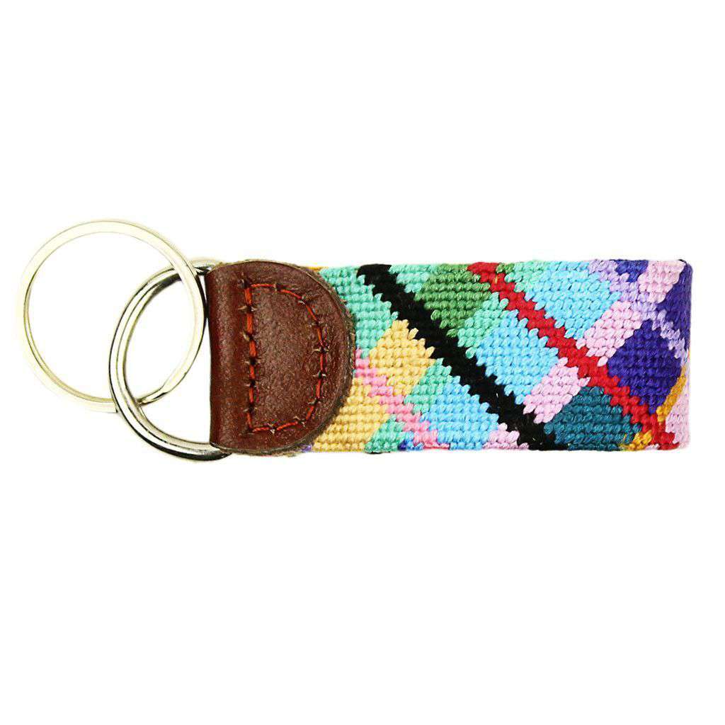 Country Club Prep Madras Plaid Key Fob by Smathers & Branson - Country Club Prep