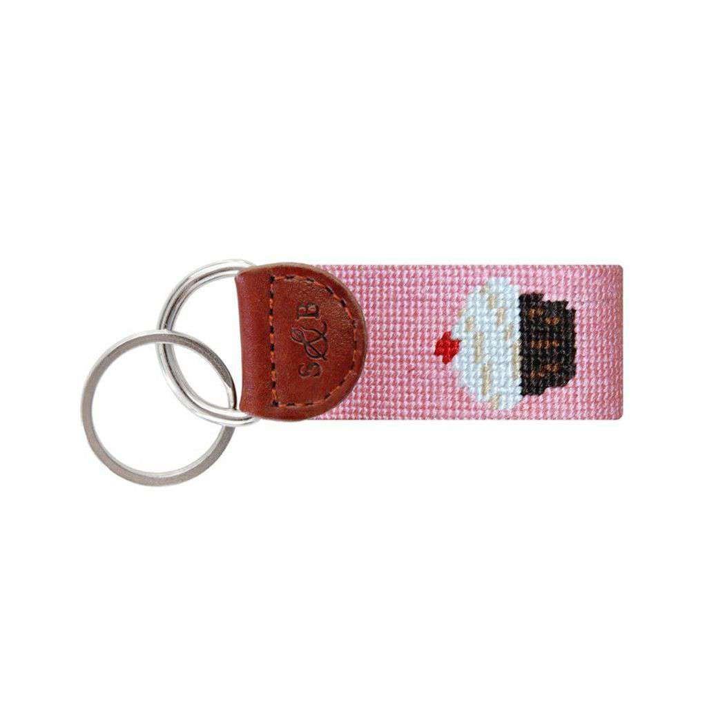 Cupcake Needlepoint Key Fob by Smathers & Branson - Country Club Prep