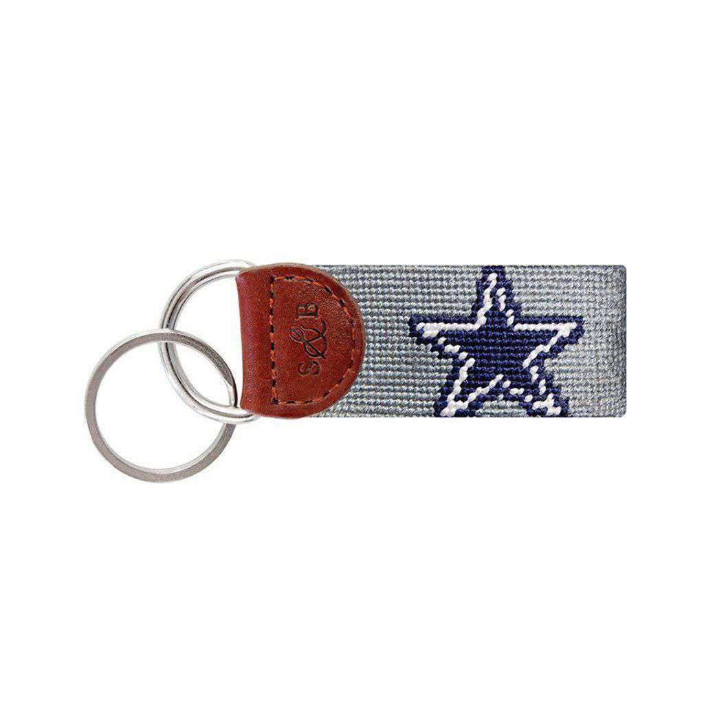 Dallas Cowboys Needlepoint Key Fob by Smathers & Branson - Country Club Prep