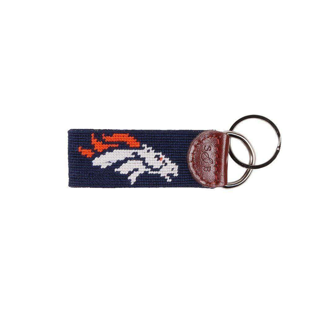 Denver Broncos Needlepoint Key Fob by Smathers & Branson - Country Club Prep