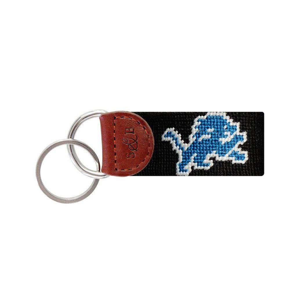 Detroit Lions Needlepoint Key Fob by Smathers & Branson - Country Club Prep