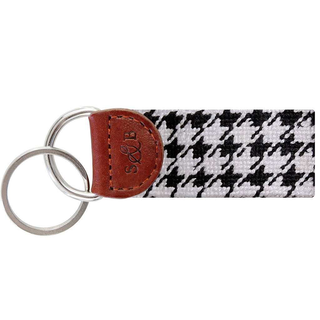 Houndstooth Needlepoint Key Fob by Smathers & Branson - Country Club Prep